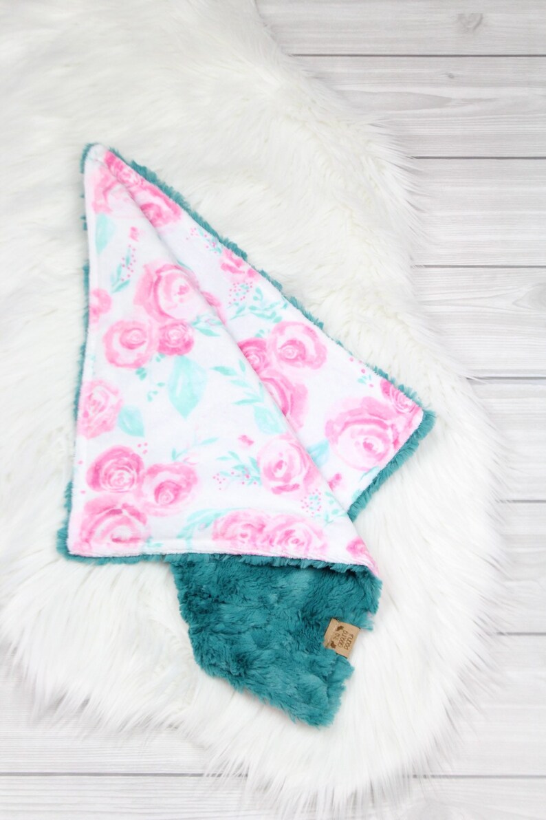 Download Roses Lovey Blanket Mallard Floral Minky Blanket Floral Lovey Baby Lovies Security Blanket Comfort Blanket Bedding Home Living Lifepharmafze Com