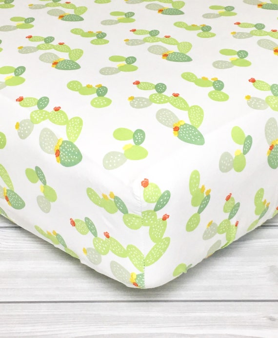 succulent crib bedding