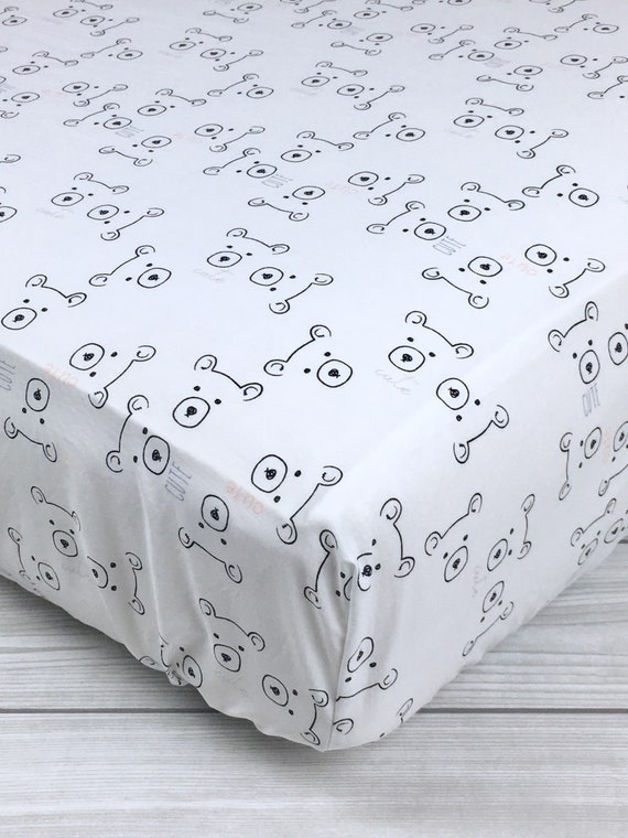 bear crib sheets