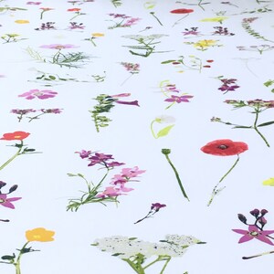 Wildflower Crib Sheet // Floral Crib Sheet // Flower Crib Sheet / Floral Nursery Bedding / Wildflower Nursery Bedding / Botanical Crib Sheet image 3