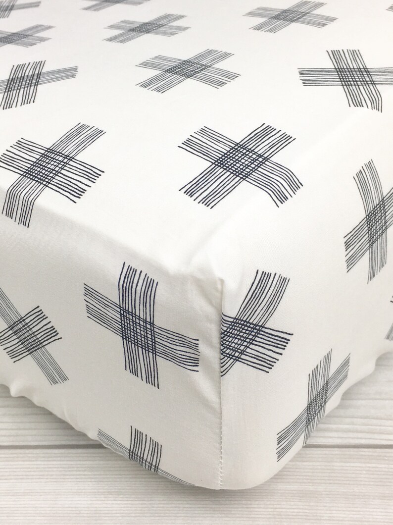 monochrome nursery bedding