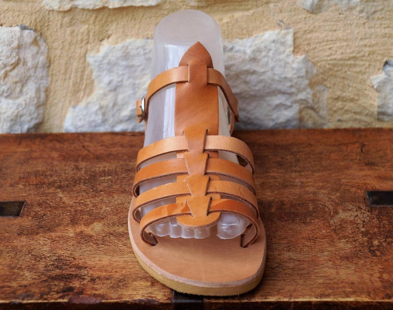 Armonia leather sandal made natural real leather,nice gift for wife,for girl,best price leather sandal,spring summer hand made in Greece