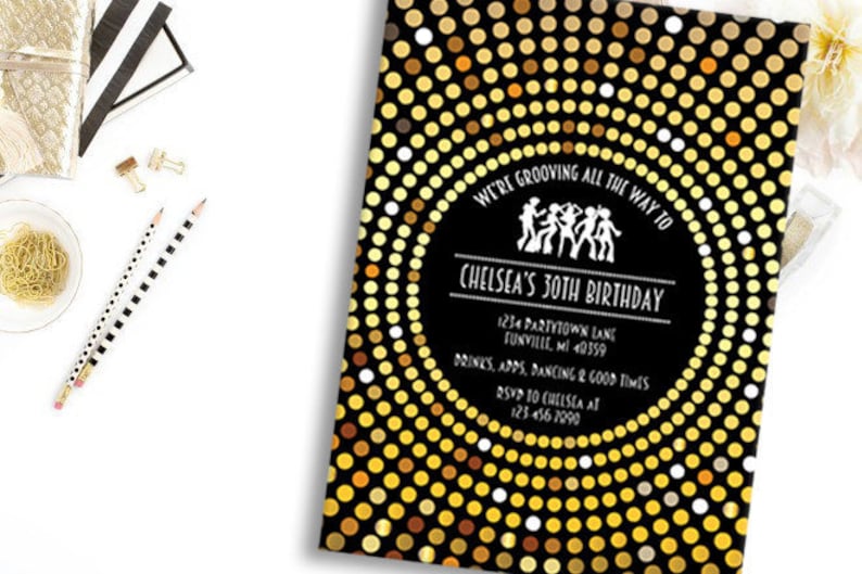 Disco Party Disco Invitation Studio 54 Invitation Studio 54 Party 70s