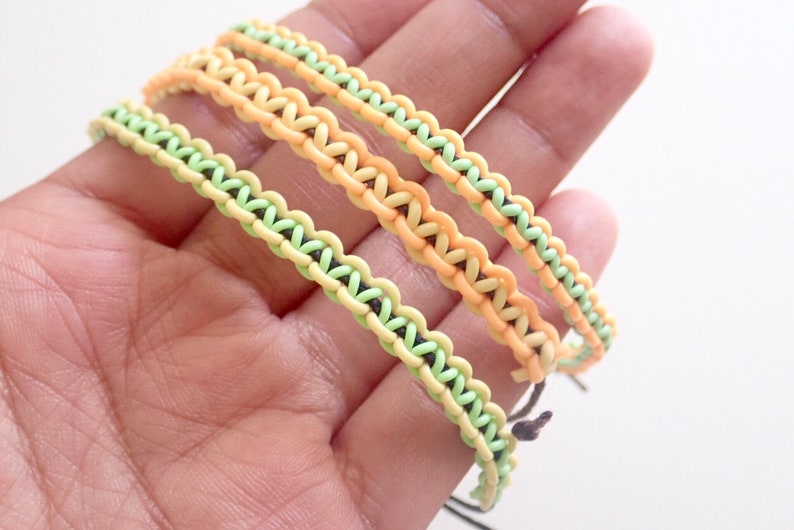 Repurposed FlyLine bracelet adjustable bracelet fishing Etsy