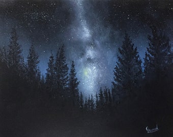 night sky art etsy