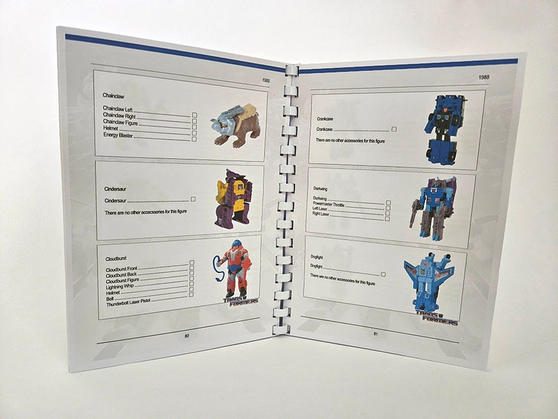 Transformers G1 100 Unofficial Collector's Guide Etsy