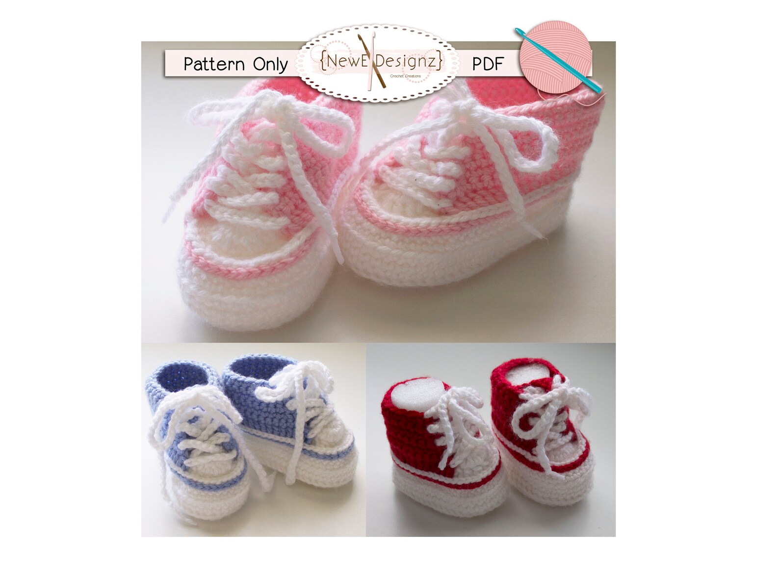 Crochet Baby High Top Bootie Pattern, Instant PDF Download - Etsy