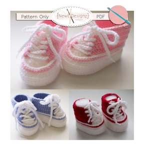Crochet Baby High Top Bootie Pattern, Instant PDF Download