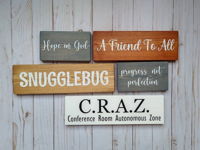 Custom Wood sign, small wood sign, table sign for wedding, Personalized sign for home, quote sign custom, custom wood plaque, last name sign image 6