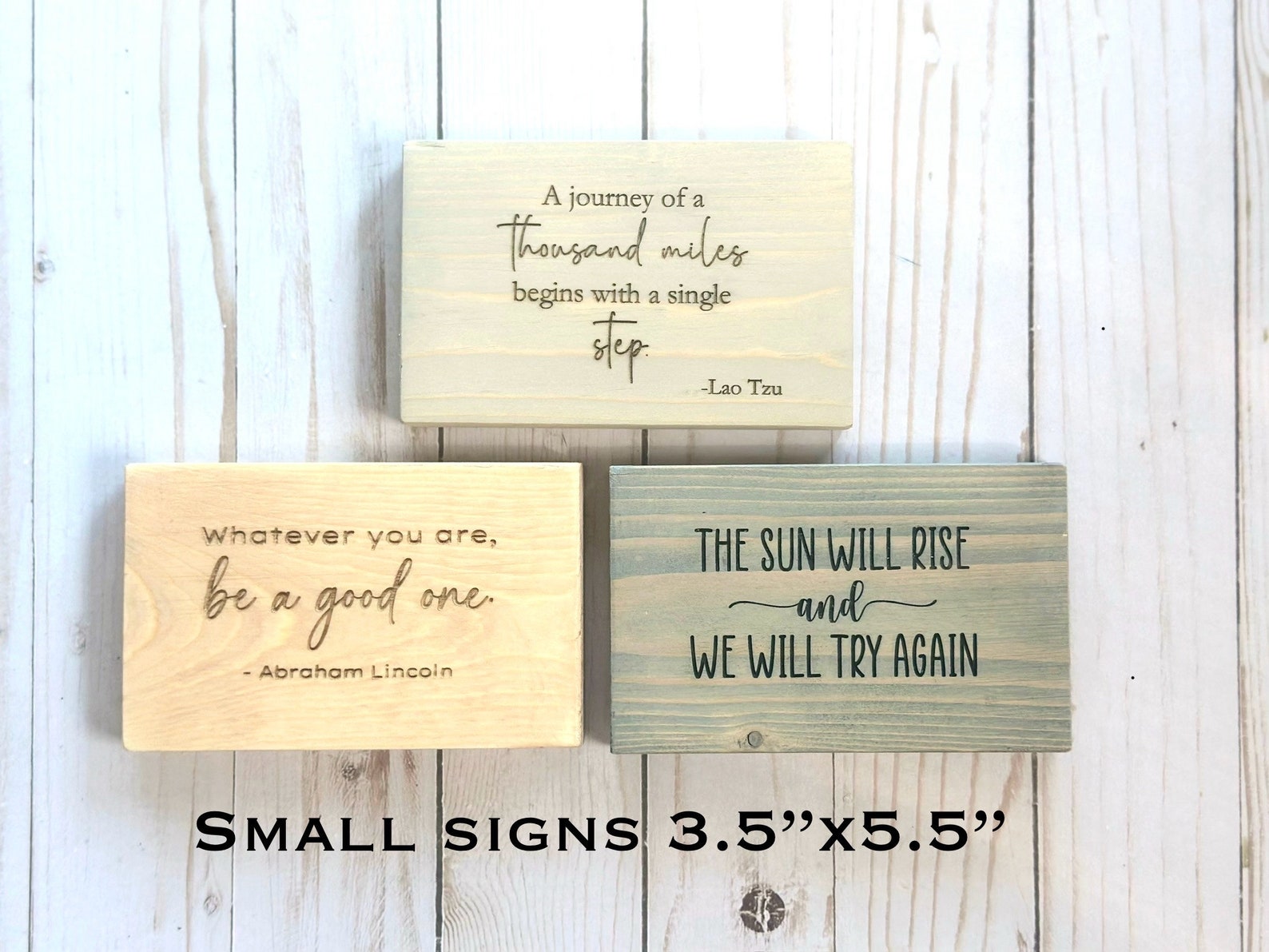 Image of Custom Engraved Wood Sign