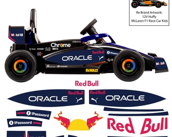 Re-branded Ride on Toy for 12V Huffy Mclaren F1 Race Car Kids