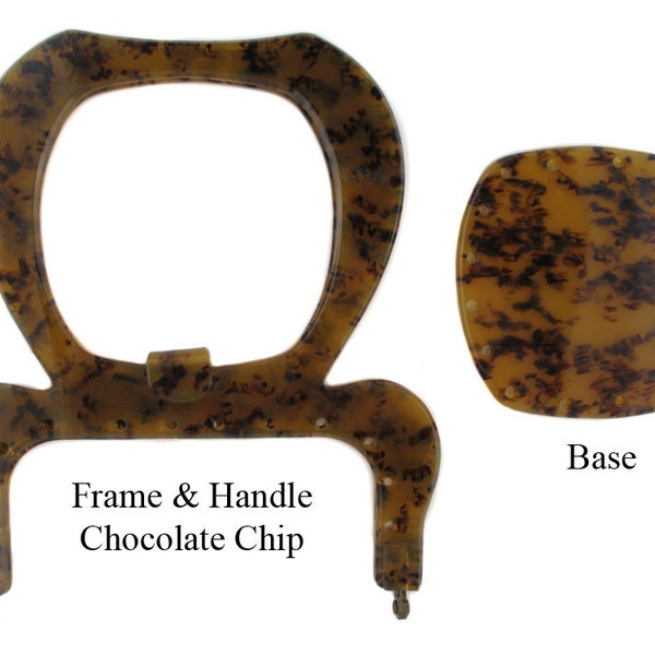 Plastic Purse Frame & Handle With Base - Style FR 12