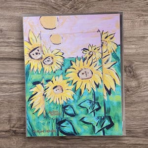 Bright Floral Wall Decor - &quot;Sunday Sun&quot; - PRINTS