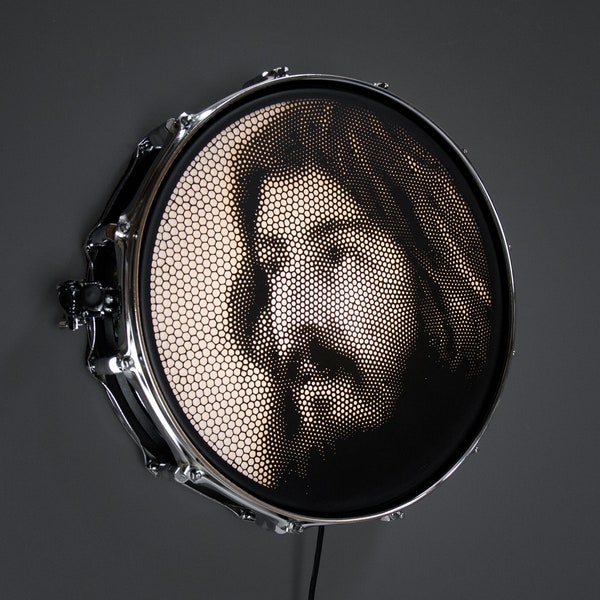 John Bonham - Snare Drum Light - Parametric CellPortrait