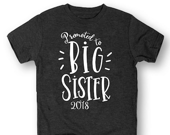 Promoted Big Sister Shirt, Kids Sibling Shirt, Pregnancy Announcement Shirt, Max and Mae, I'm Going to Be a Big Sister Shirt