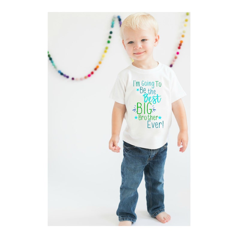 Big Brother Shirt, Boys shirt, Brother Shirt, Pregnancy Announcement Shirt, Sibling Shirt, Max and Mae Kids Clothing image 1