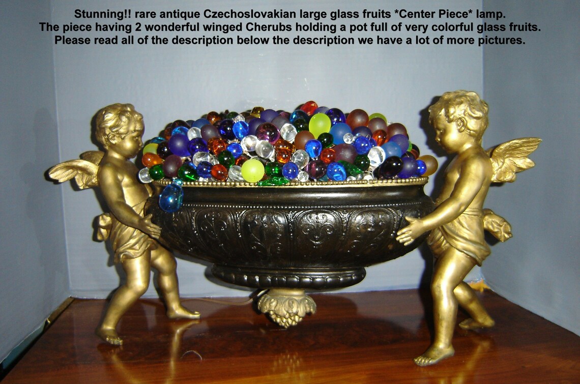 Exceptional Antique Czechoslovakia Czech Bohemian Large Beaded image 0