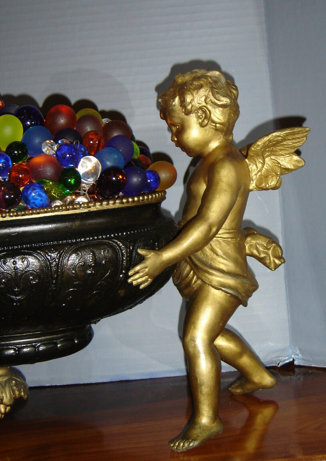 Exceptional Antique Czechoslovakia Czech Bohemian Large Beaded image 4