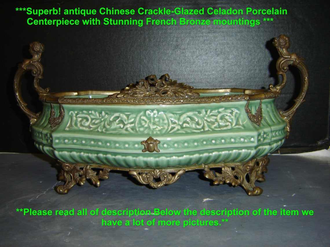 Exceptional Antique Chinese Bronze Mythology Figural Nude Lady image 0