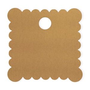 Etiqueta de regalo, corte en blanco, letrero de bricolaje, arte de pared, decoración del hogar, colgante de pared, cartón de calidad, listo para pintar