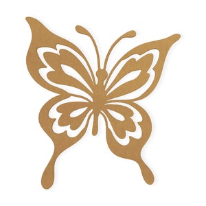 Recorte de borboleta – recorte de borboleta, arte de parede de berçário, decoração de casa, suspensão de parede, corte de papelão de qualidade, disponível de 5 a 42 polegadas