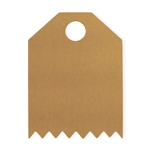 Etiqueta de regalo, corte en blanco, letrero de bricolaje, arte de pared, decoración del hogar, colgante de pared, cartón de calidad, listo para pintar