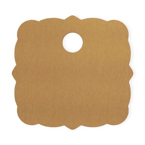 Etiqueta de regalo, corte en blanco, letrero de bricolaje, arte de pared, decoración del hogar, colgante de pared, cartón de calidad, listo para pintar