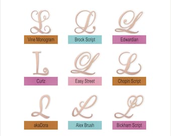 Wooden Letter L: Large Decorative Wall Art - Ideal for Wreaths