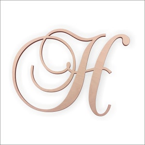 Wood Door Letter Letter &quot;H&quot; - Home Decor, Great Gift, Door Hanger or Even for Weddings
