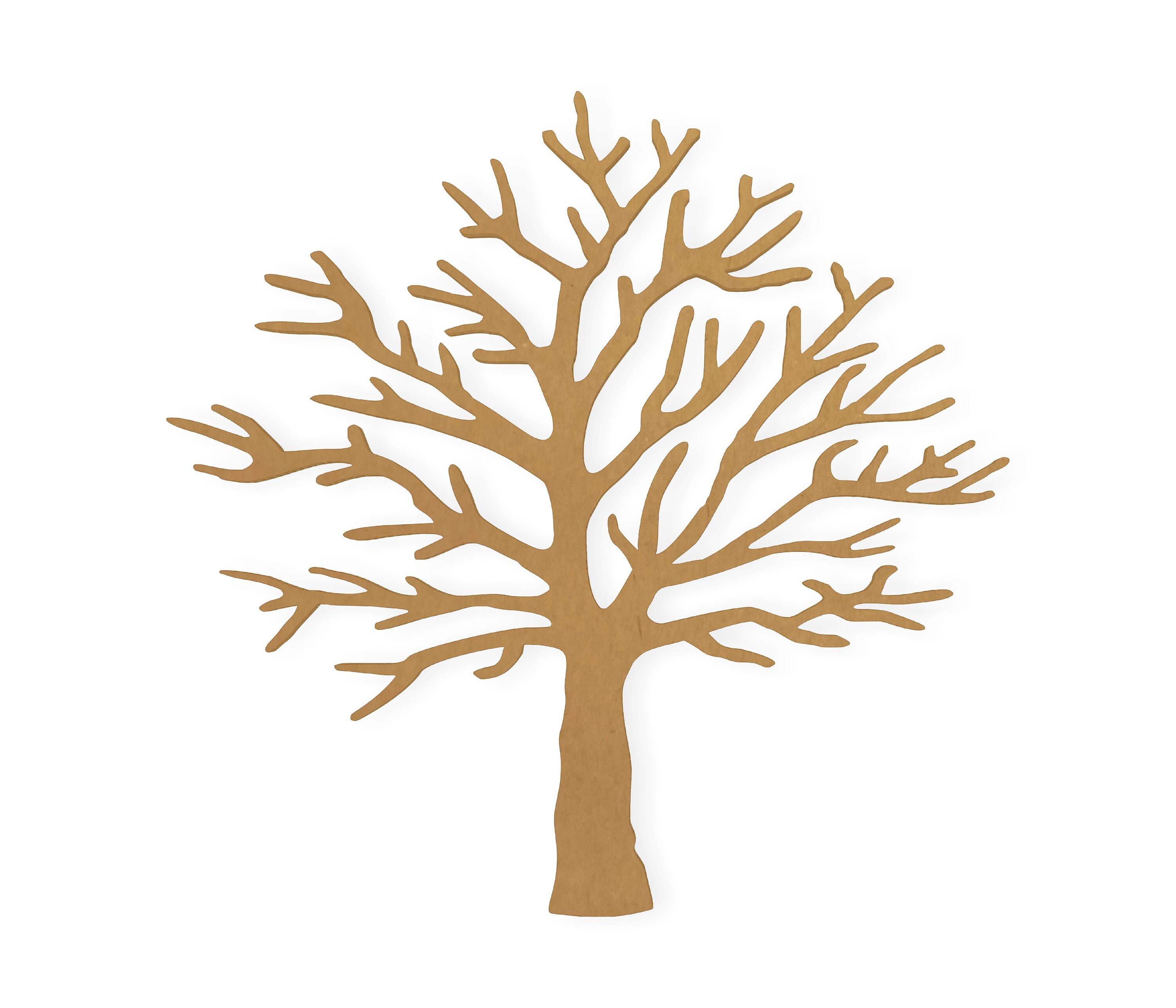 Large wooden tree cutout discount