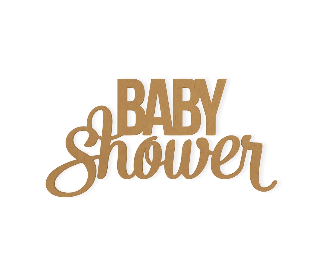 Baby Shower Word Art BABY Shower Cutout, Home Decor, Cut From Quality