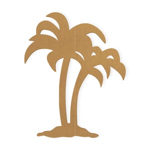 Recorte de palmera para pared - Decoración de cartón ligero