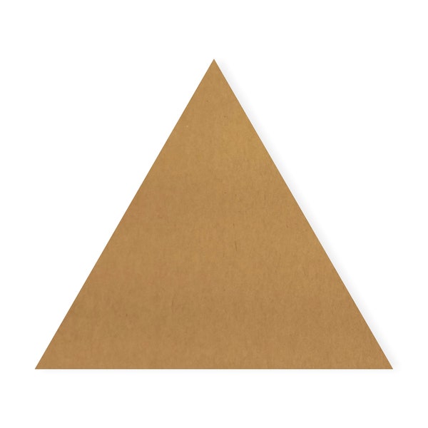 Triangle, Cut Out, DIY Sign, Wall Art, Home Decor, Wall Hanging, Quality Cardboard,  Ready to Paint