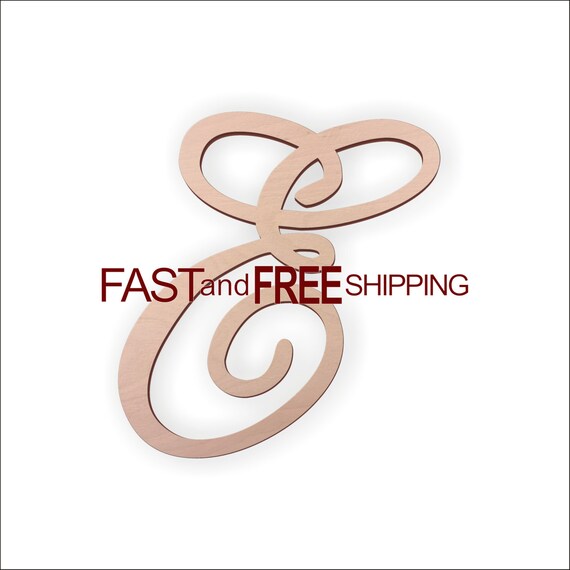 Cursive Decorative Letter E | Decorating Ideas