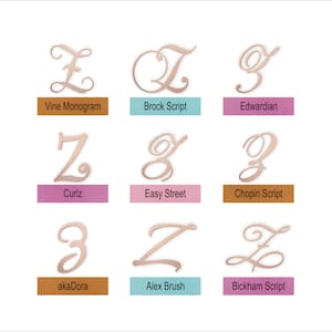 Grande lettera Z in legno - Decorazione personalizzata per pareti o porte