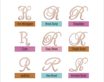 Wedding Wooden Letter R Elegant Decor for Your Special Day