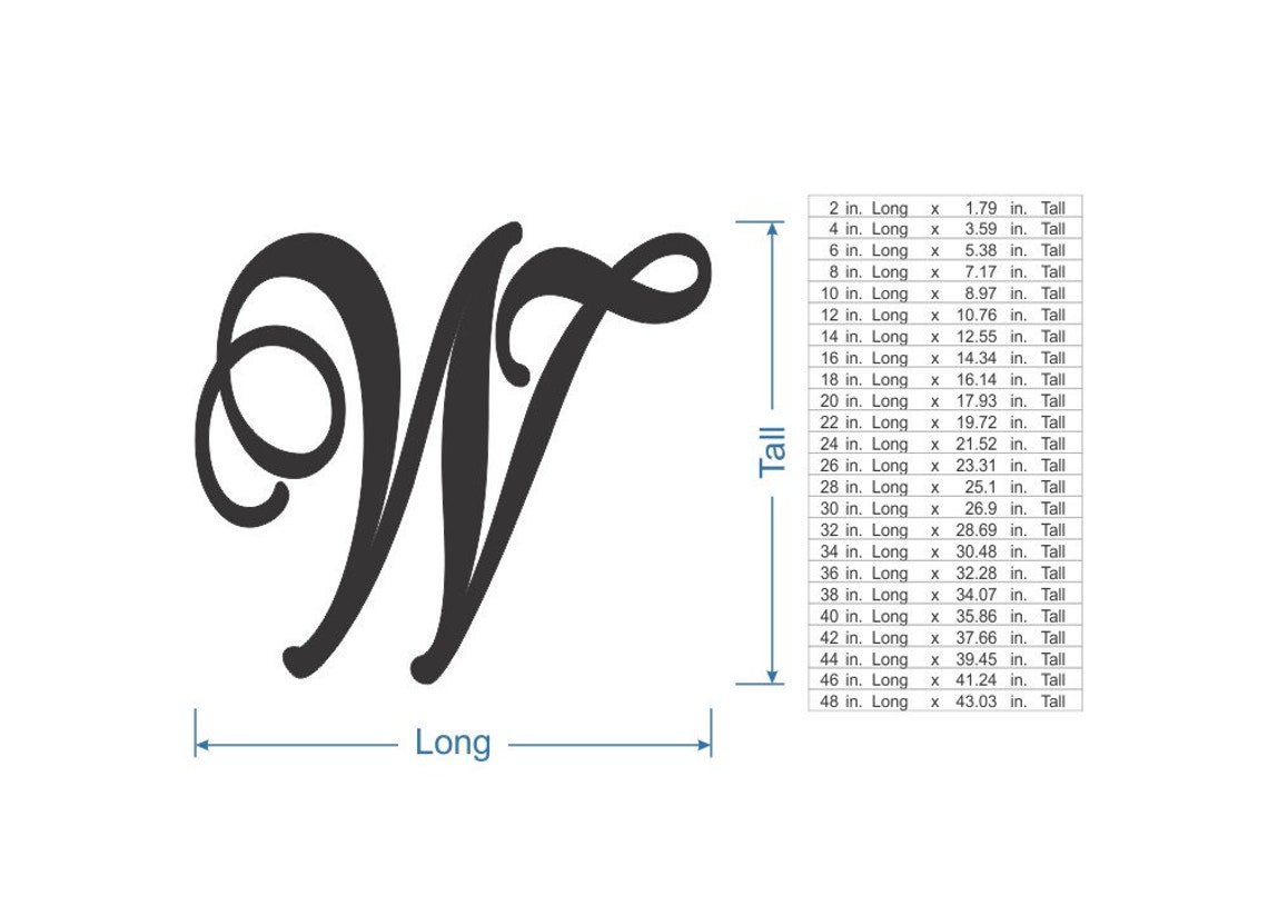 Wooden Monogram Letter w Large or Small - Etsy