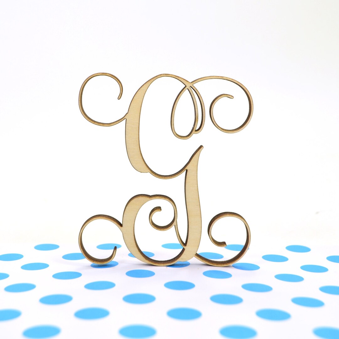 Monogram for Wreath Letter 