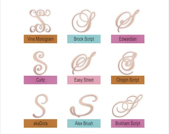 Wooden Letter S: Large Monogram Wall Art - Paint or Stain Ready
