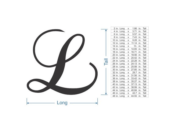 Cursive Letter L Images