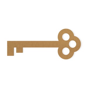 Forma de llave: recorte, colgante de pared, decoración de pared, decoración del hogar, cortado de cartón de calidad, disponible de 4 a 42 pulgadas