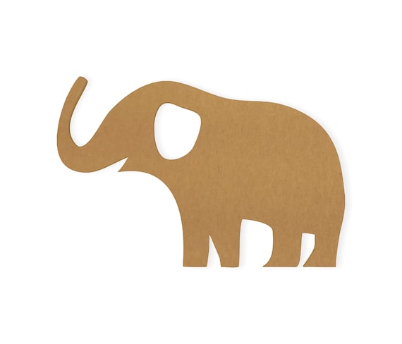 Elephant Elephant Cut Out Elephant Wall Art Home Decor | Etsy