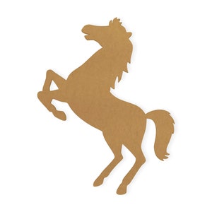 Wild Horse Cardboard Cutout (5 to 42 Inches, Unpainted)