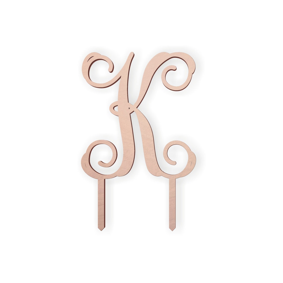 Cake Topper Letter k Wedding Cake Topper Etsy