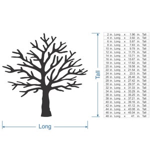 DIY Cardboard Tree Cutout, Unpainted (5 to 42 Inches Tall) - Etsy