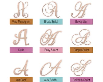 Wooden Letter A, Large Wall Decor (Bedroom, Wreath, DIY Friendly)