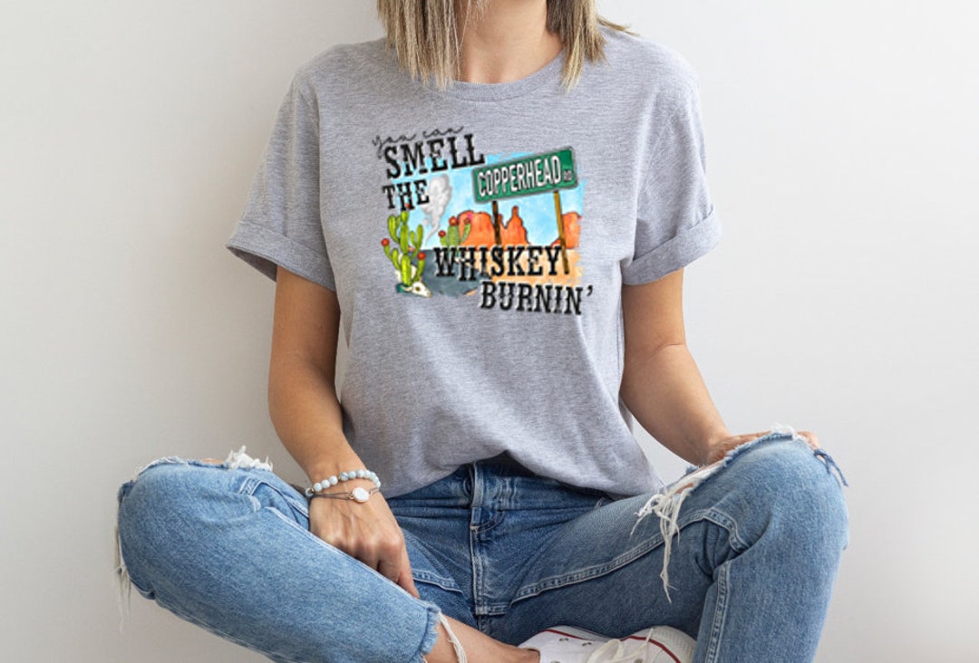 Copperhead Road Tshirt Whisky Burning Shirt Country Music Apparel Line