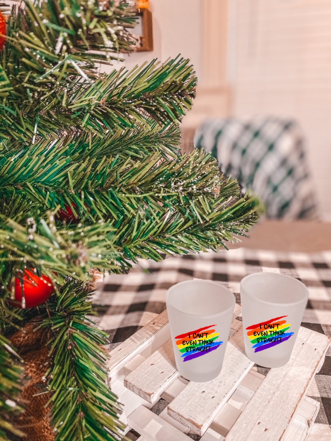 Pride Shot Glass Lesbian Shot Glass Gift for Lesbian Etsy