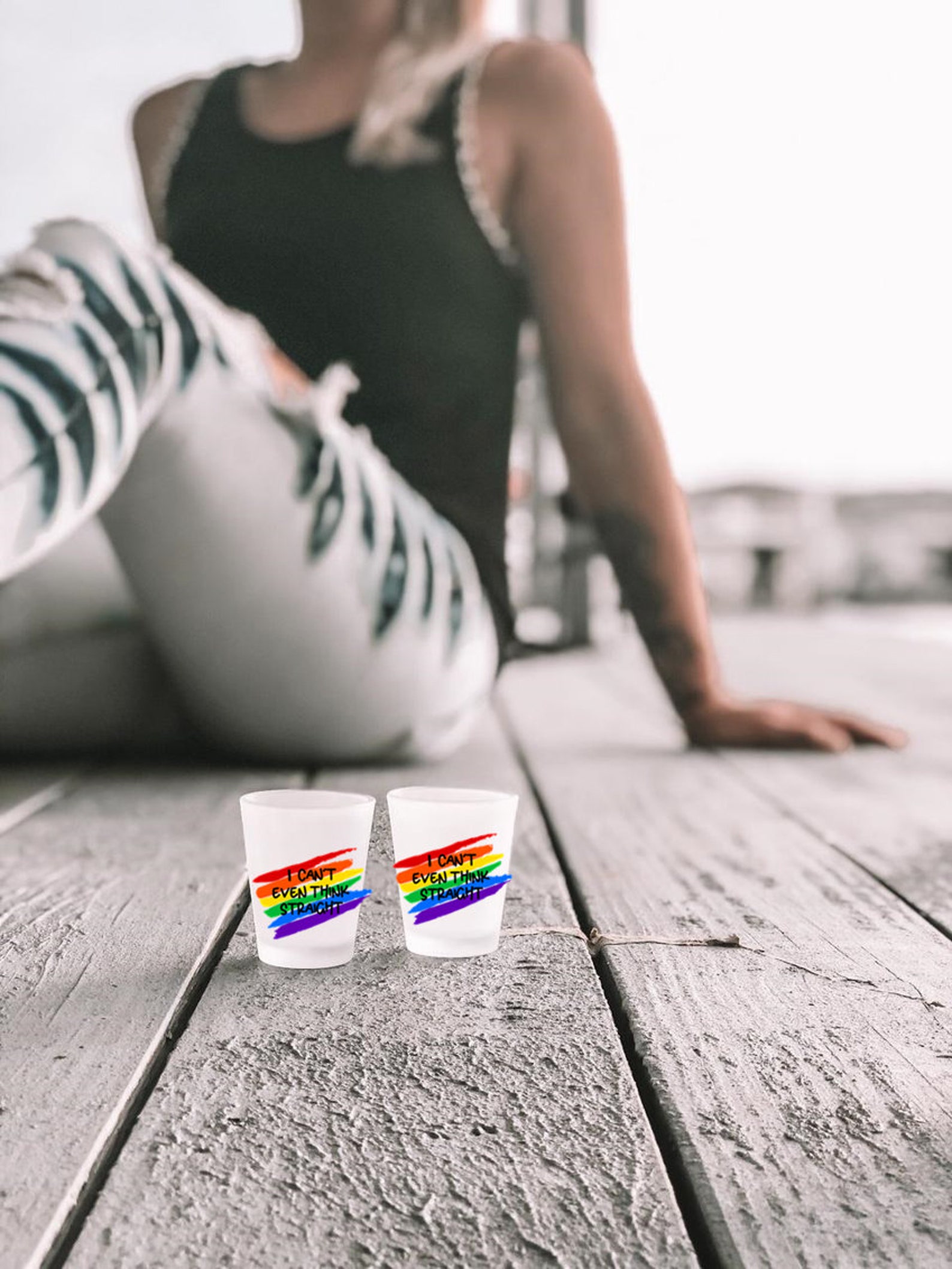 Pride Shot Glass Lesbian Shot Glass Gift for Lesbian Etsy