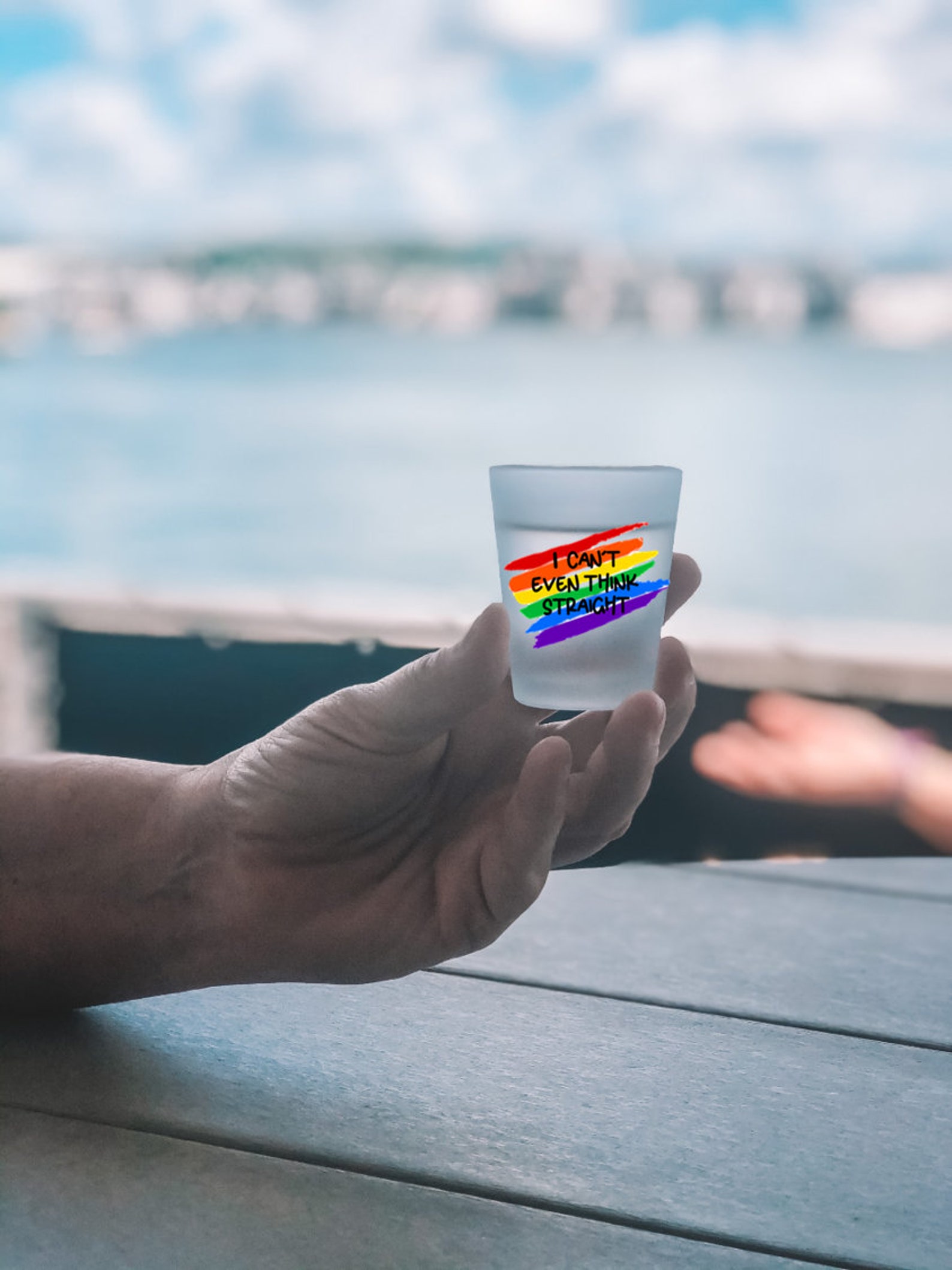 Pride Shot Glass Lesbian Shot Glass Gift for Lesbian Etsy